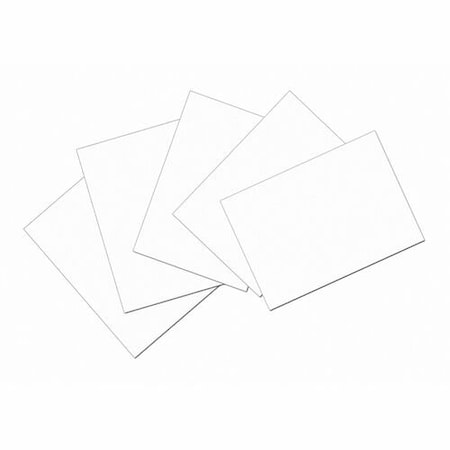 Pacon Index Cards, Unruled, 4inx6in, White PAC5142